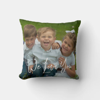 Almofada Travesseiro Personalizado de Foto da Família Nós A