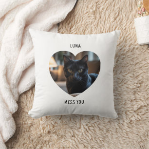 Almofada Travesseiro Personalizado de Gato como Presente Me