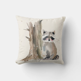 Almofada Travesseiro Personalizado de Raccoon
