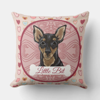 Almofada Travesseiro Personalizado do Pinscher Miniatura
