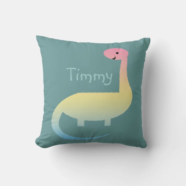 Almofada Travesseiro Personalizado Infantil Dinossauro (Frente)
