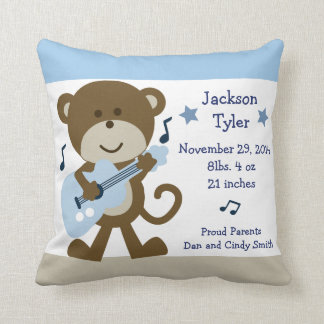 Almofada Travesseiro personalizado "Macaco Rocker"