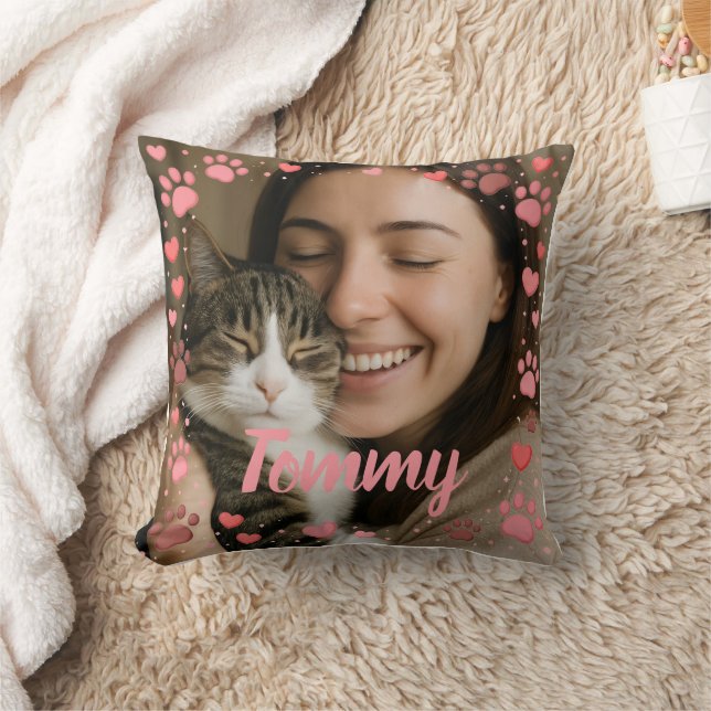 Almofada Travesseiro Personalizado para Amantes de Animais  (Cobertor)