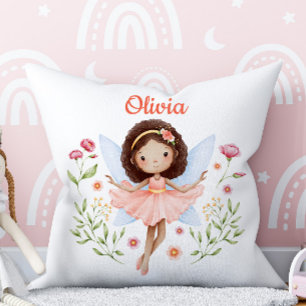 Almofada Travesseiro Personalizado Para Bebê Menina Com Est
