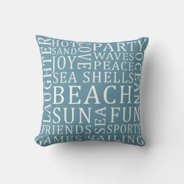 Almofada Travesseiro Personalizado Reversible Color Beach H