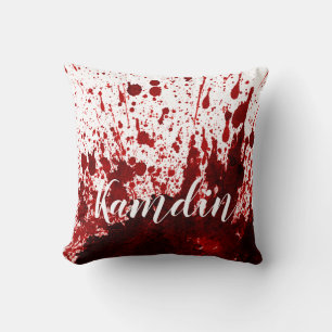 Almofada Travesseiro personalizado Splatter Vampiro Gótico