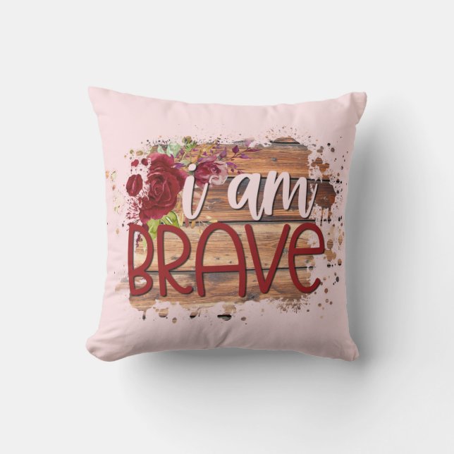 Almofada Travesseiro PillowThrow de 20" x 20" (Frente)