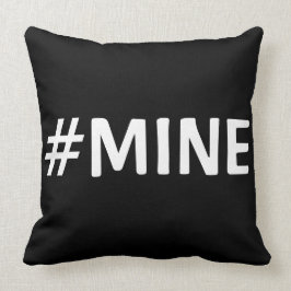 ALMOFADA TRAVESSEIRO PRETO & BRANCO DO #MINE
