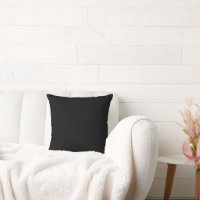 Travesseiro Preto de Luxo para Decoração