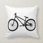 Almofada Travesseiro preto do Mountain bike do vintage<br><div class="desc">Bicicleta preta preta do vintage do travesseiro A do Mountain bike do vintage. É perfeita para qualquer um que gosta de bike ou alguém que ama o ar livre.</div>