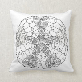 Almofada Travesseiro preto e branco do lance com design de