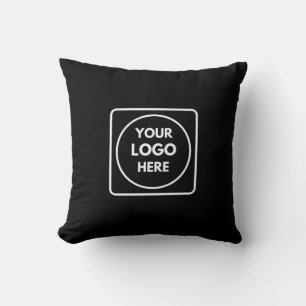 Almofada Travesseiro Preto Minimalista Negócios Personali