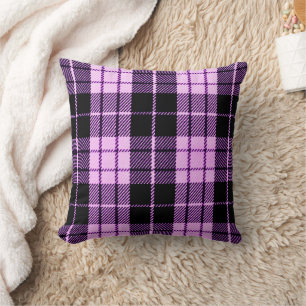 Almofada Travesseiro preto roxo clássico da decoração da
