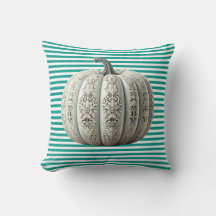 Travesseiro Pumpkin Branco ornamentado