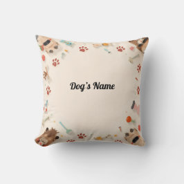 Almofada Travesseiro Pup Cozy Paws e Personalizado