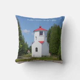 Almofada Travesseiro quadrado Bailey Harbor Range Lights