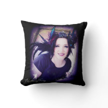 Travesseiro quadrado feericamente de Blackberry