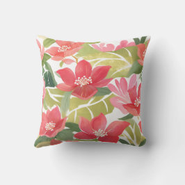 Almofada Travesseiro Quadrado Floral