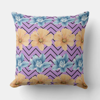 Almofada Travesseiro Quadrado, travesseiro decorativo Flor,