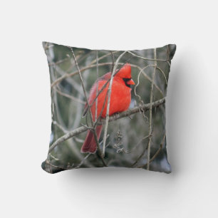 Almofada Travesseiro Real Vermelho Cardinal