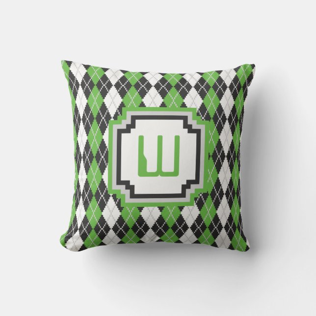 Almofada Travesseiro Retro Argyle (Frente)