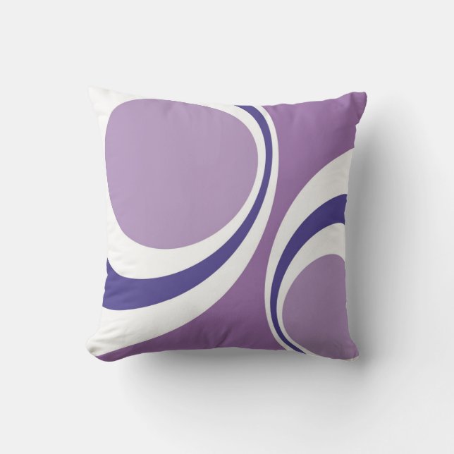 Almofada travesseiro retro roxo (Frente)