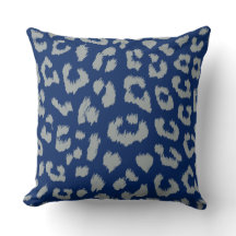 Travesseiro reversível do impressão do marinho e