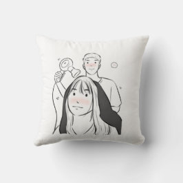 Almofada Travesseiro Romântico de Casal de Anime - Bonito p