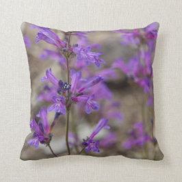 Almofada Travesseiro roxo das flores do Penstemon