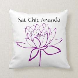 Almofada Travesseiro roxo de Ananda Lotus do Chit de Sat