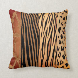 Almofada Travesseiro Rustic Animal Printed Zebra Stripe