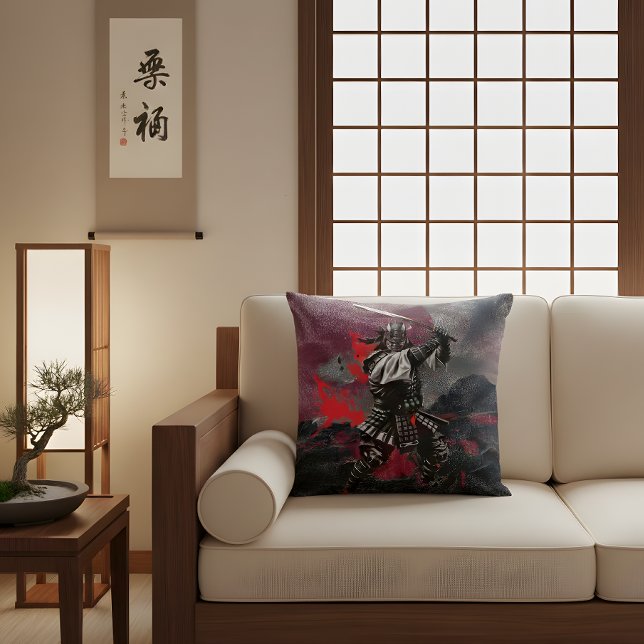 Almofada Travesseiro Samurai das Sombras (Criador carregado)