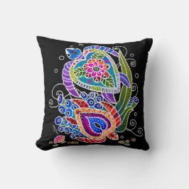 Almofada Travesseiro SEA TURTLES - personalizar a cor de fu