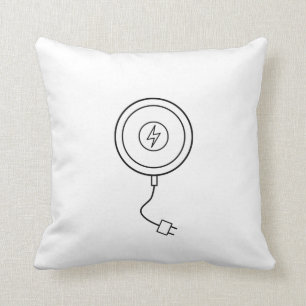 Almofada travesseiro sem fio do carregador