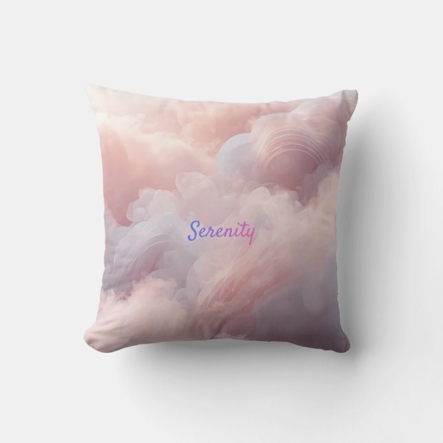 Almofada Travesseiro Serenity Dreamy Cloud Aesthetic (Frente)