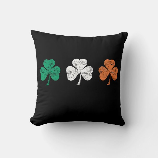 Almofada Travesseiro Shamrocks Irlandeses (Frente)