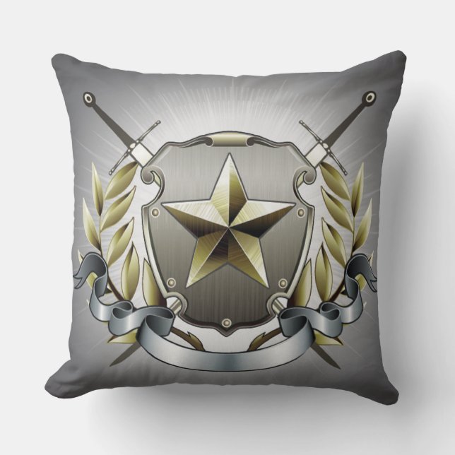 Almofada Travesseiro Silver Shield (Frente)