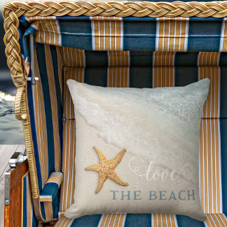 Almofada Travesseiro simples de Starfish Waves Beach House