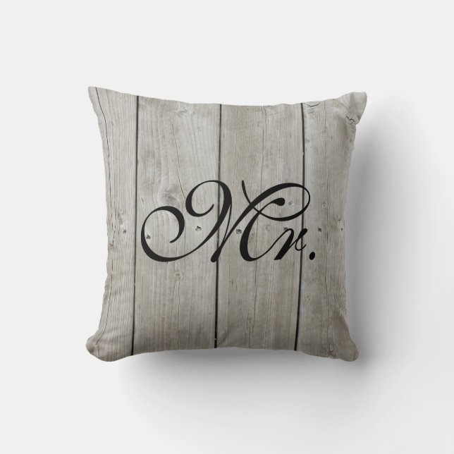 Almofada Travesseiro sobre o Conselho de Barn (Frente)