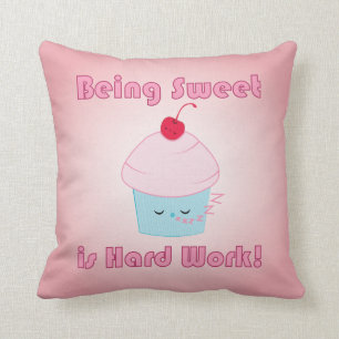 Almofada Travesseiro sonolento de Kawaii do cupcake e da
