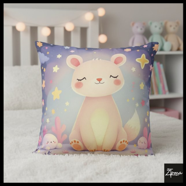 Almofada Travesseiro Starry Bear Bliss (Criador carregado)