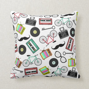 Almofada Travesseiro temático do hipster