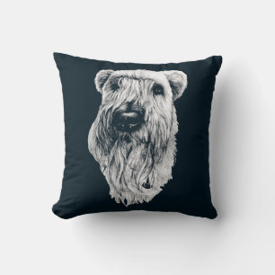 Almofada Travesseiro Terrier Wheaten Terrier Art Gifts & De