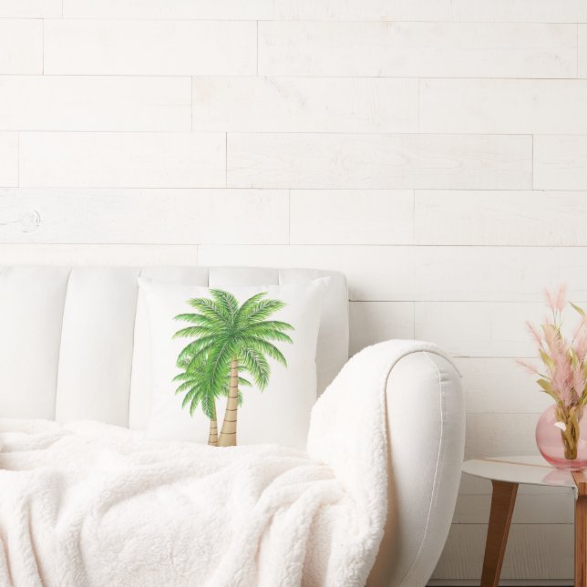 Almofada Travesseiro Tropical Costeira Palm (Sofá)