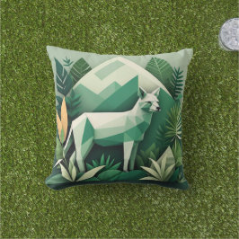 Almofada Travesseiro Tropical Moderno - Geométrico de Poli 