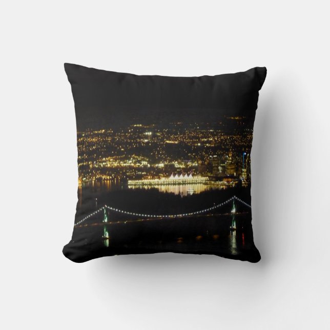 Almofada Travesseiro Vancouver Personalizado de Souvenirs d (Frente)