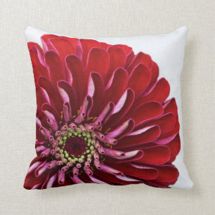 Almofada Travesseiro vermelho da flor