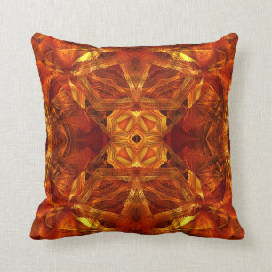 Almofada Travesseiro (vermelho) da mandala da abóbada