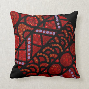 Almofada Travesseiro Vermelho de Destaque Vermelho de Jorna