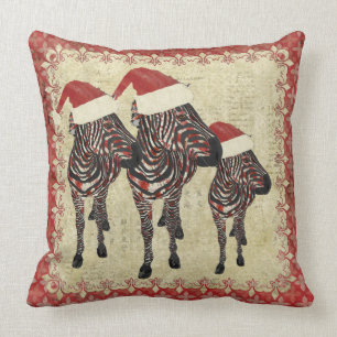 Almofada Travesseiro vermelho de Mojo das zebras